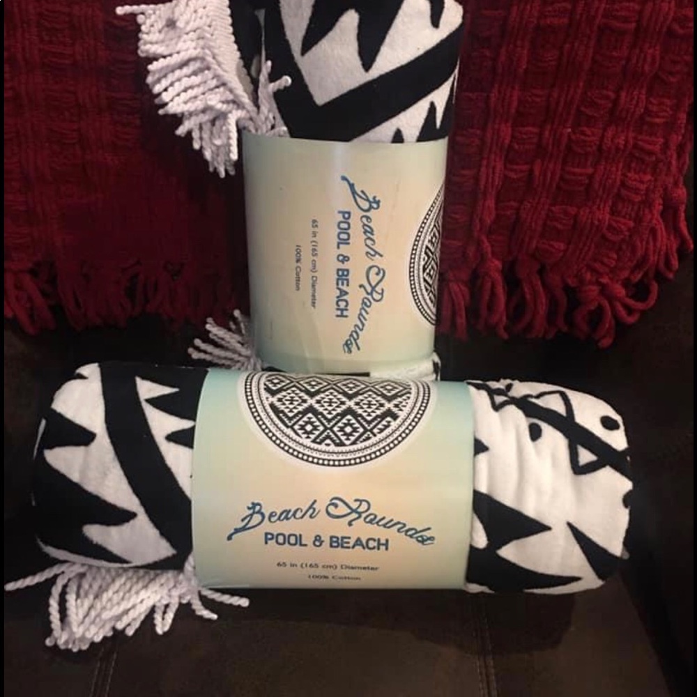 NEW Round Beach Towels